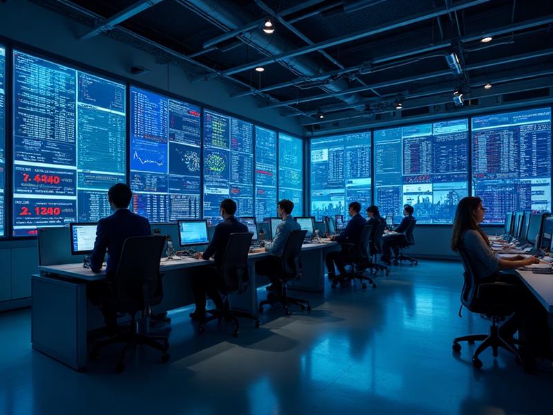 Financial trading floor and markets
